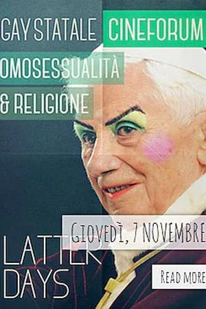 Una imagen retocada de Benedicto XVI maquillado levanta polémica en Italia