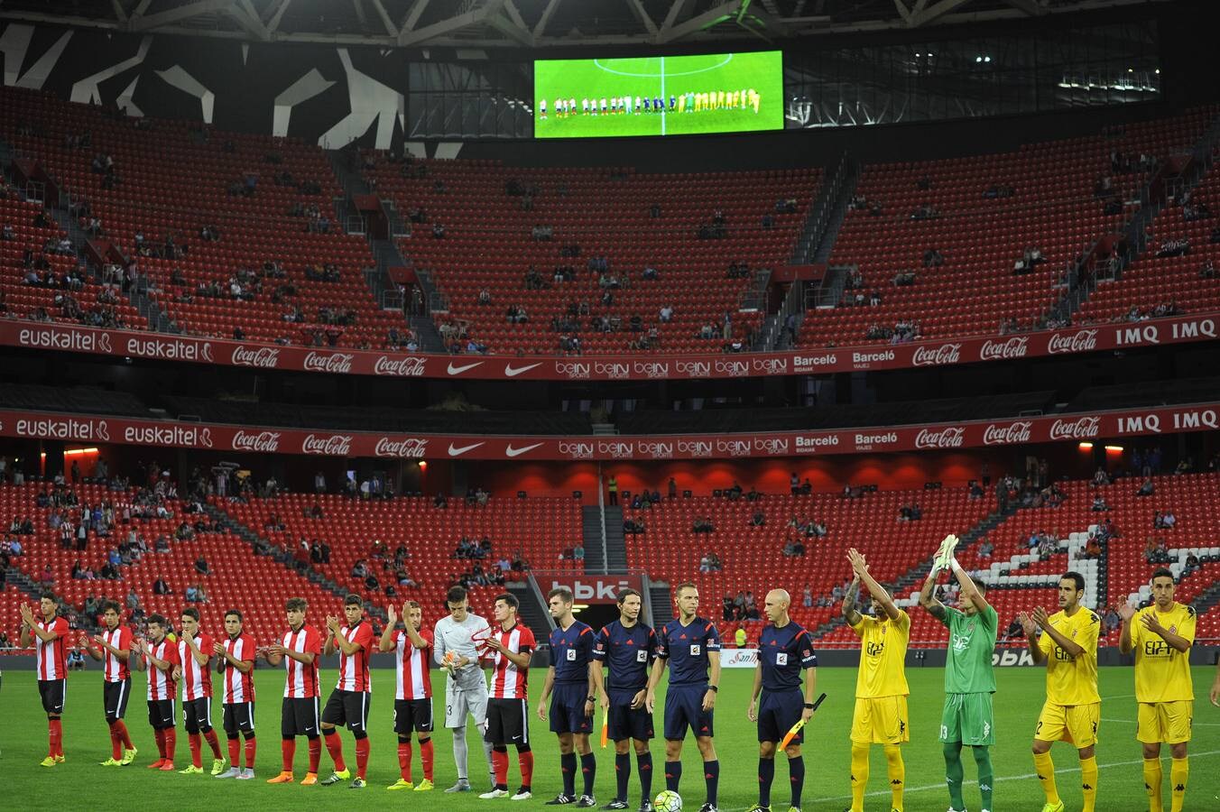 Las mejores imágenes del partido Bilbao Athletic-Girona