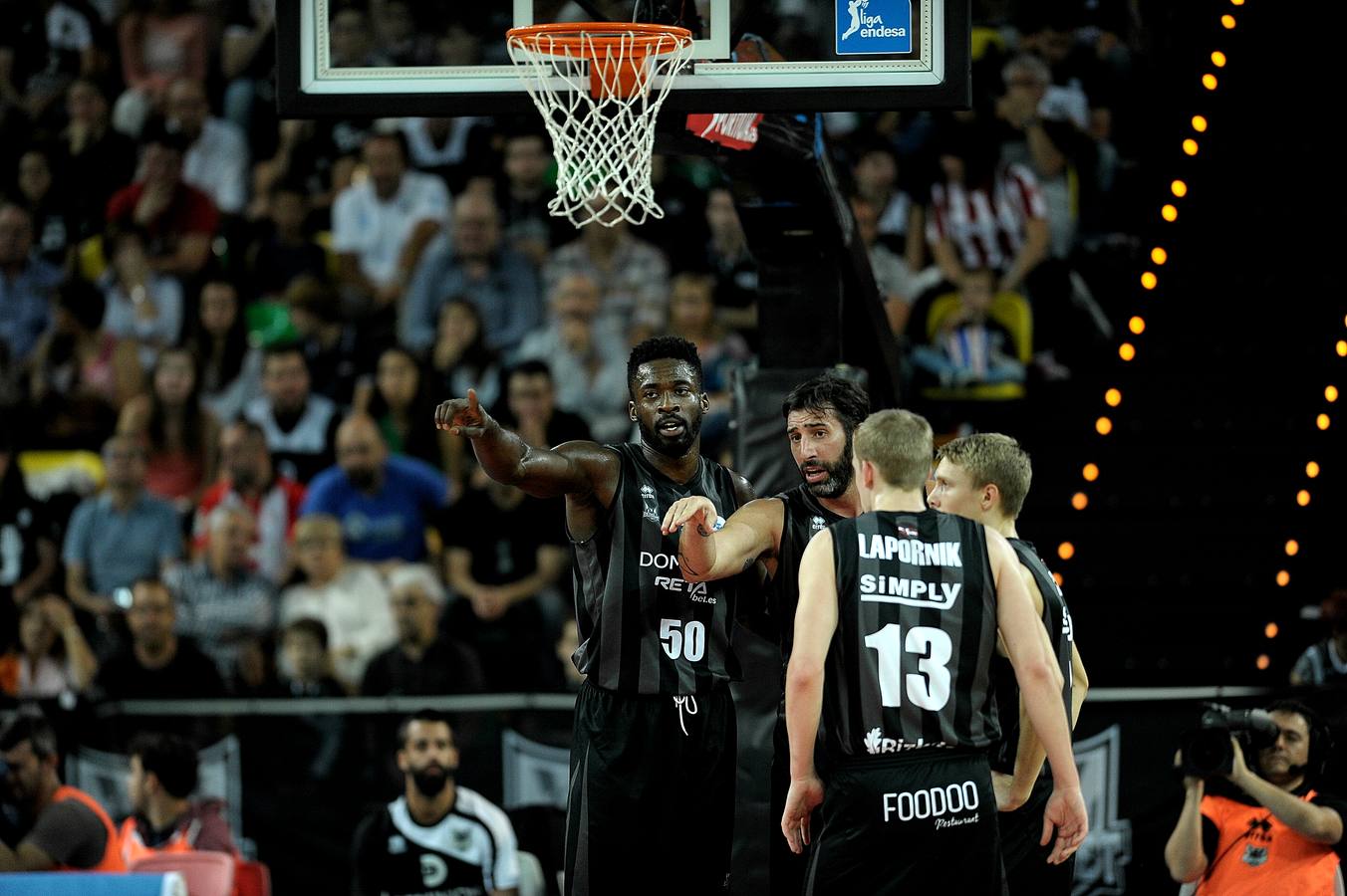 Las mejores imágenes del partido del Bilbao Basket