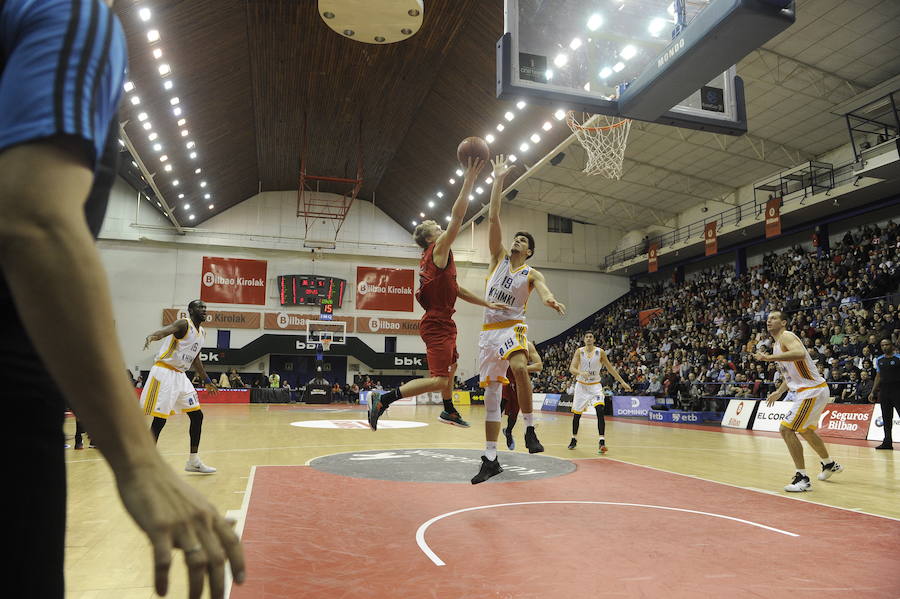 Las mejores imágenes del partido entre Bilbao Basket y Khimki de Moscú