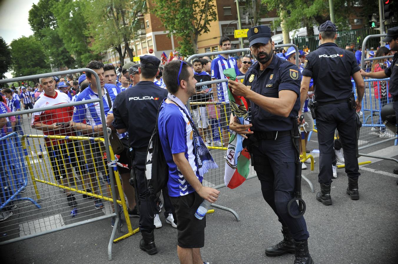 Fuertes medidas de seguridad en la Copa del Rey 2017