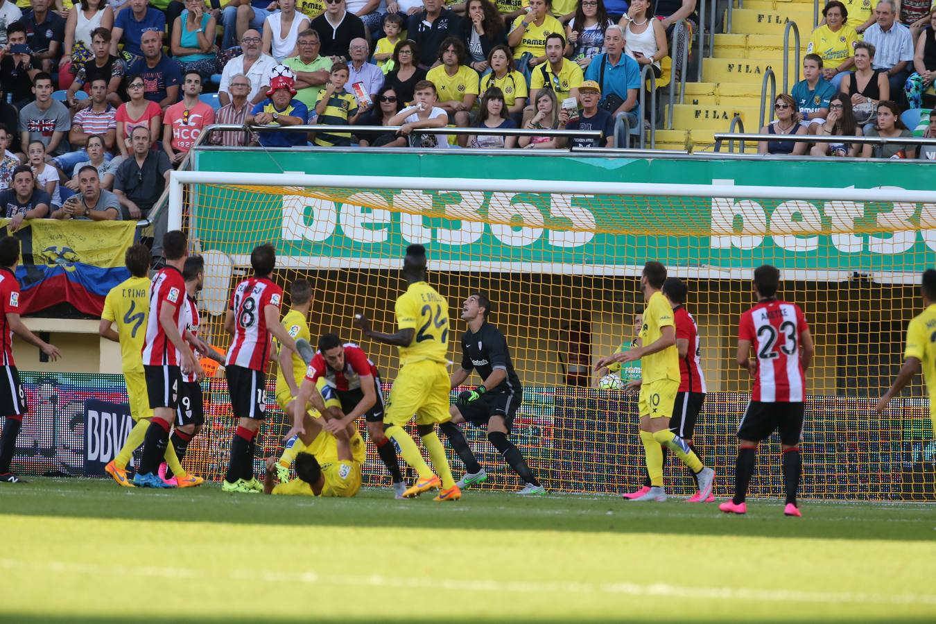 Las mejores imágenes del partido Villarreal-Athletic