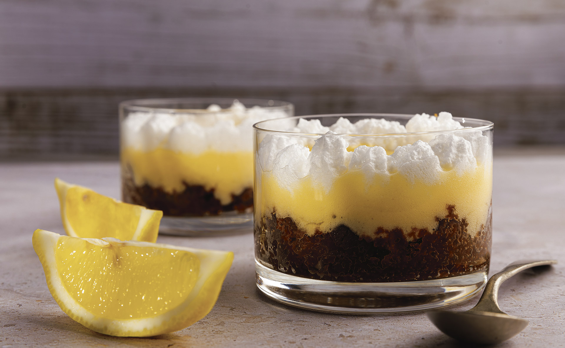 Tarta de limón merengada